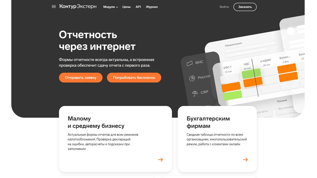 Контур.Экстерн официальный сайт